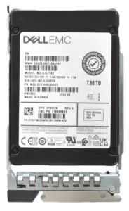 Dell 0Y8H7M 7.68TB 24Gbps 2.5 SAS SSD Hard Disk Drive